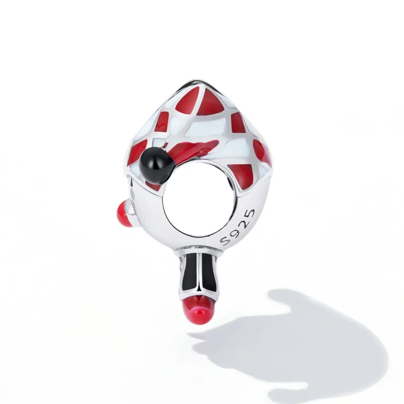 (bilde for) Pandora Style Poker Clown Charm - SCC2237 - Vis 3