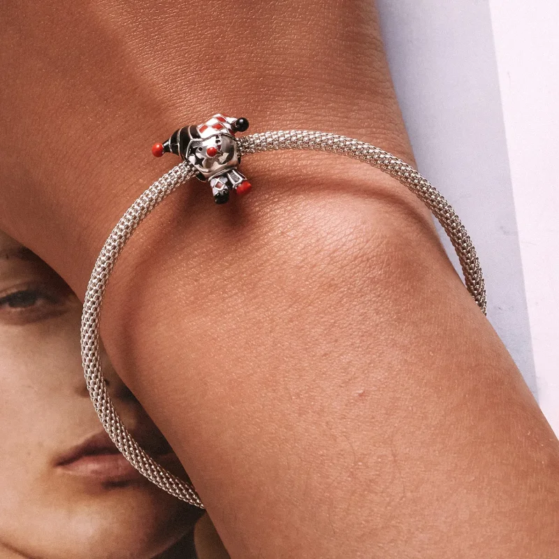 (bilde for) Pandora Style Poker Clown Charm - SCC2237 - Vis 6