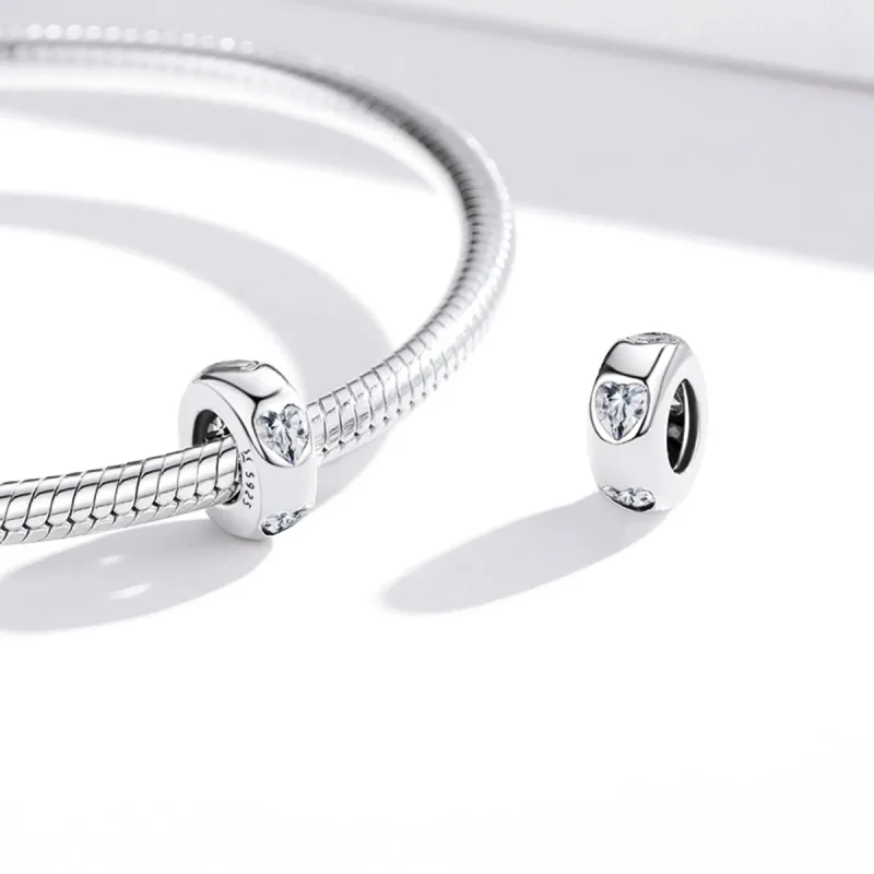 (bilde for) Pandora Style Pure Heart Charm - SCC1931 - Vis 4