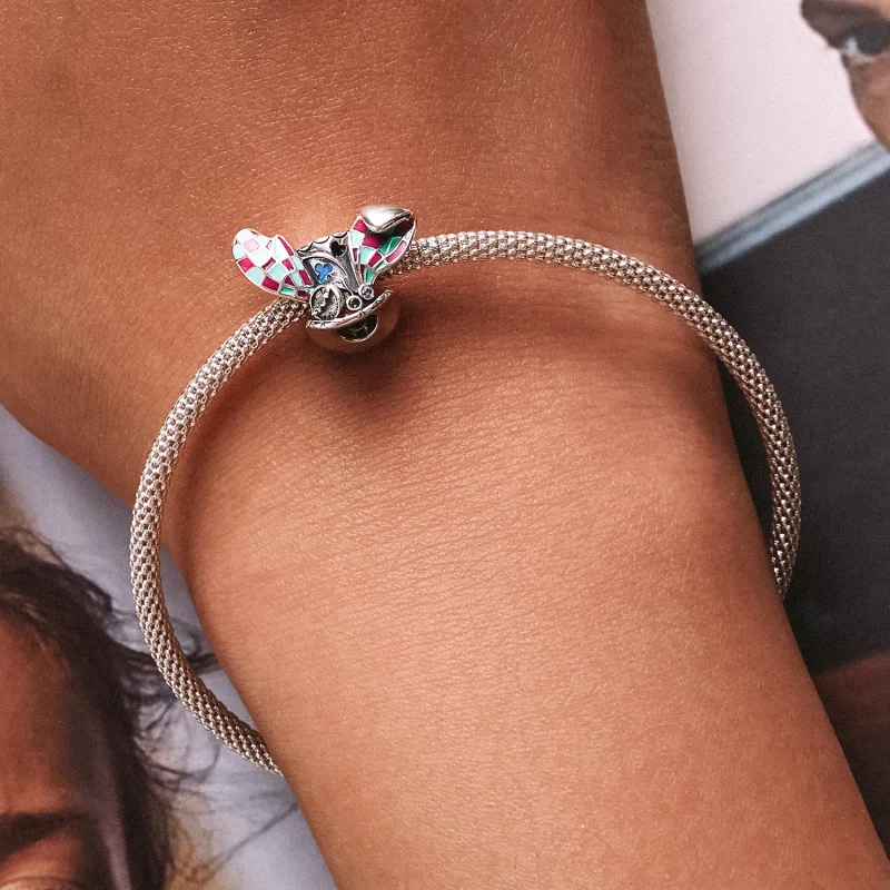 (bilde for) Pandora Style Rabbit Ears Magic Hat Charm - SCC2243 - Vis 6