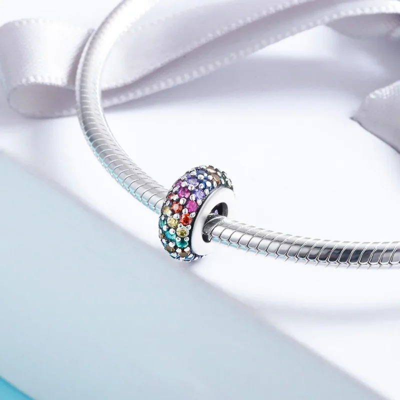 (bilde for) Pandora Style Rainbow Charm - SCC583 - Vis 4