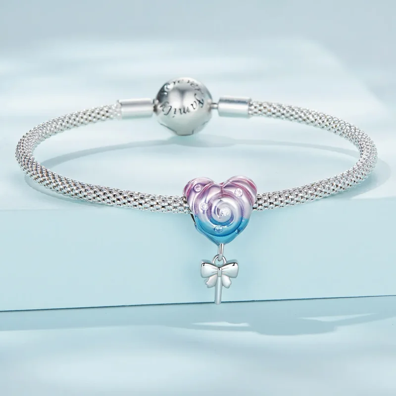(bilde for) Pandora Style Rainbow Lollipop Charm - SCC2391 - Vis 3