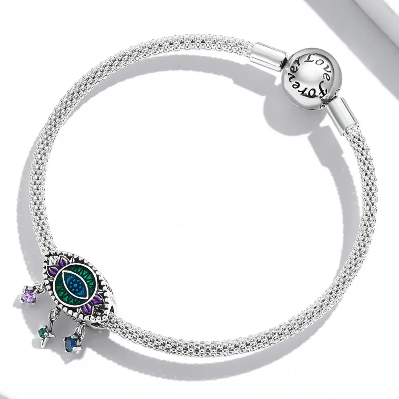 (bilde for) Pandora Style Retro Devil Eye Charm - SCC2162 - Vis 3