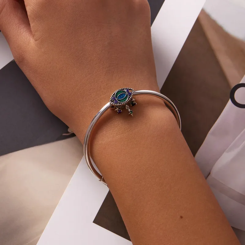(bilde for) Pandora Style Retro Devil Eye Charm - SCC2162 - Vis 5