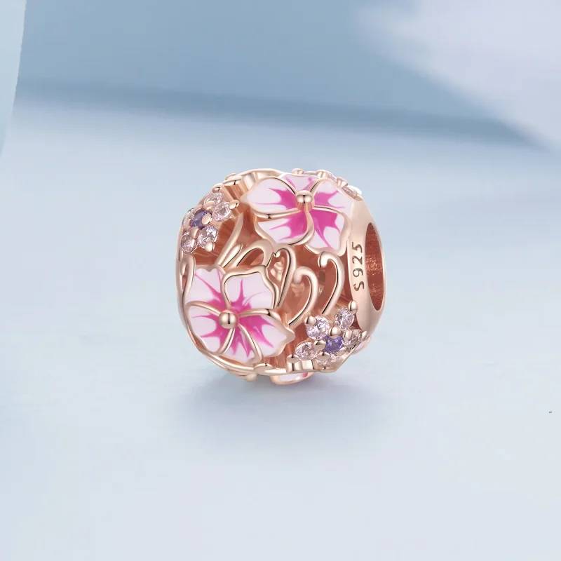 (bilde for) Pandora Style Rosa Sakura Charm - BSC643 - Vis 2