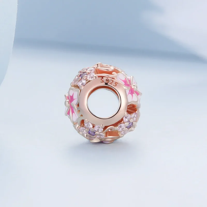 (bilde for) Pandora Style Rosa Sakura Charm - BSC643 - Vis 3