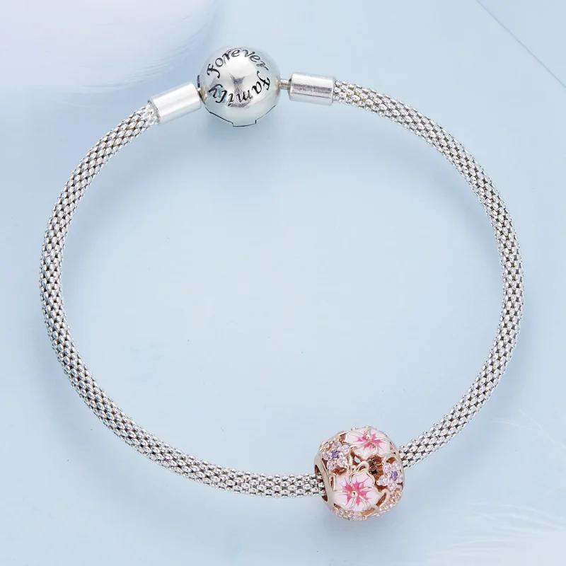 (bilde for) Pandora Style Rosa Sakura Charm - BSC643 - Vis 4