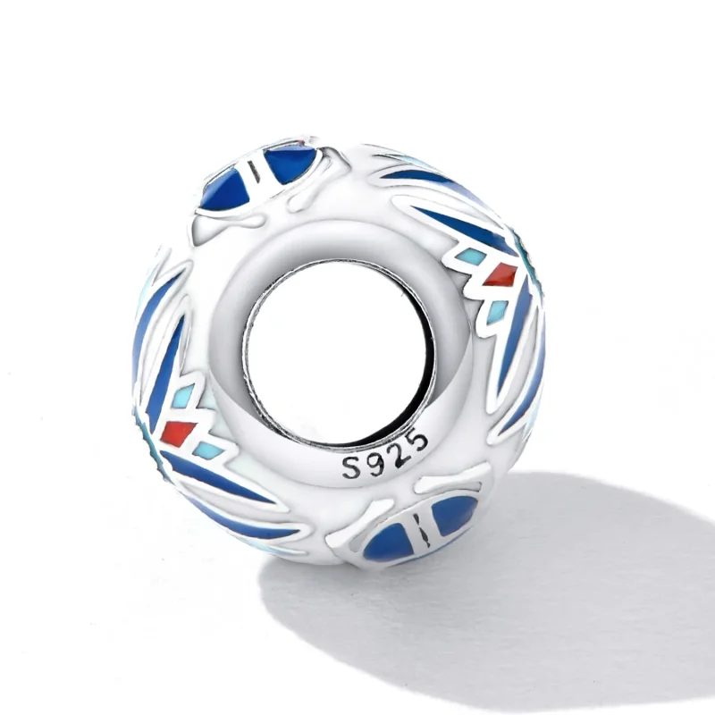 (bilde for) Pandora Style Scarab Lotus Charm - SCC2254 - Vis 3