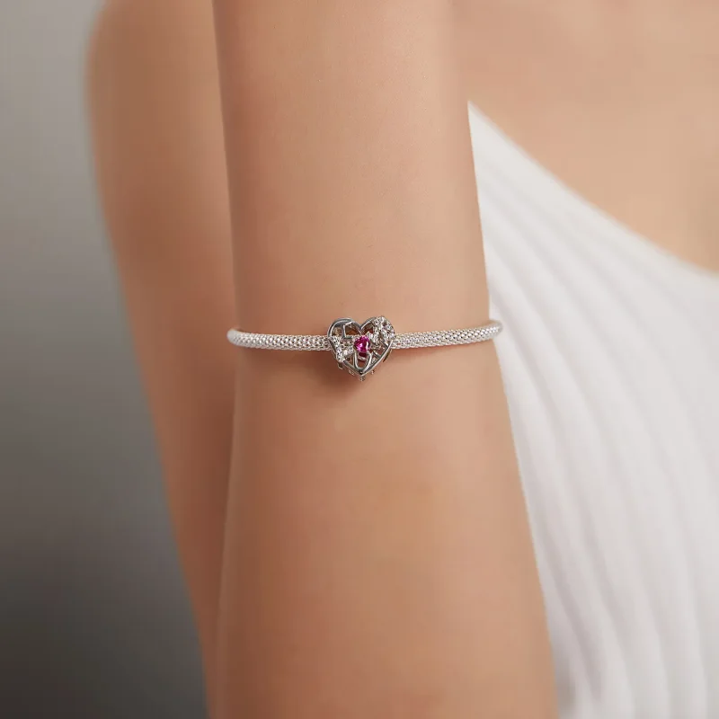 (bilde for) Pandora Style Shine Love Charm - BSC479 - Vis 5