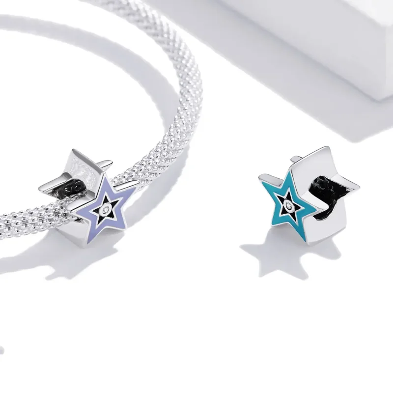 (bilde for) Pandora Style Shine Star Charm - BSC459 - Vis 4