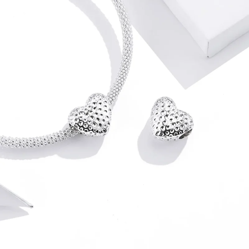 (bilde for) Pandora Style Shining Heart Charm - SCC1587 - Vis 4