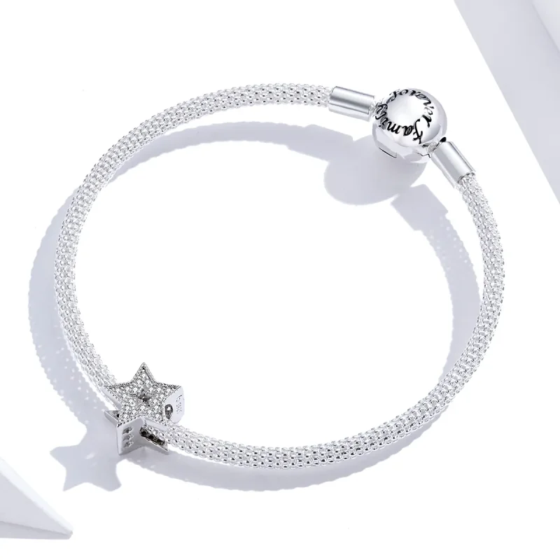 (bilde for) Pandora Style Shining Starry Sky Charm - BSC210 - Vis 2