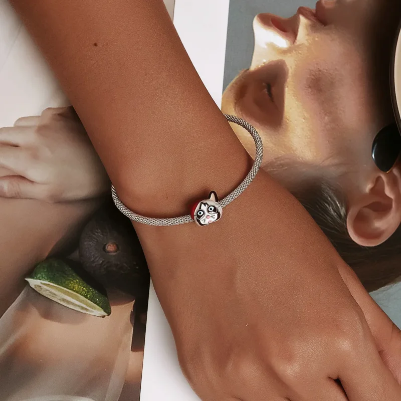 (bilde for) Pandora Style Siamese Cat Charm - SCC2090 - Vis 5