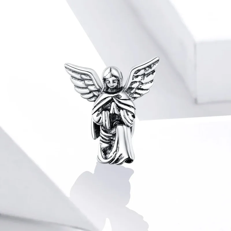 (bilde for) Pandora Style Silver Angel of Love Charm - BSC314 - Vis 2
