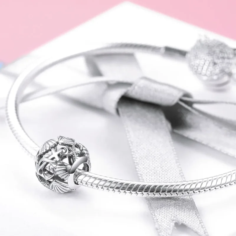 (bilde for) Pandora Style Silver Beach Charm - SCC995 - Vis 4
