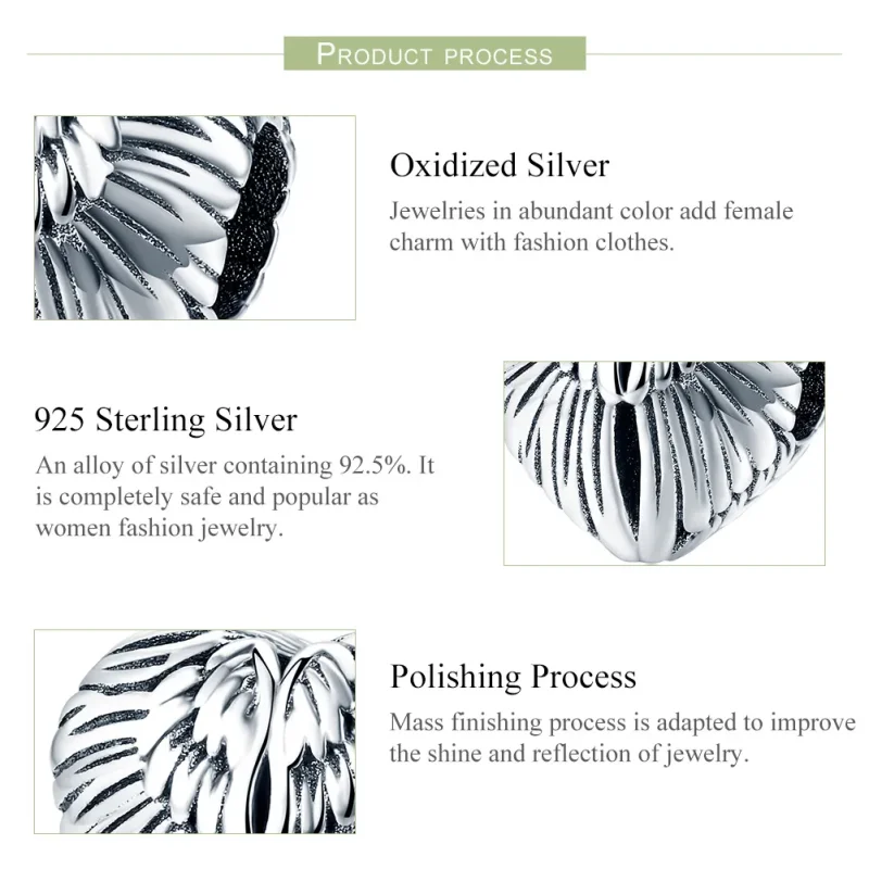 (bilde for) Pandora Style Silver Beauty Guardian Charm - SCC780 - Vis 7