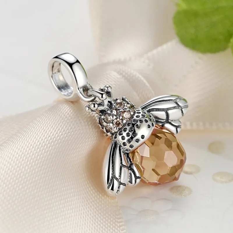 (bilde for) Pandora Style Silver Bee Dangle - SCC035 - Vis 5