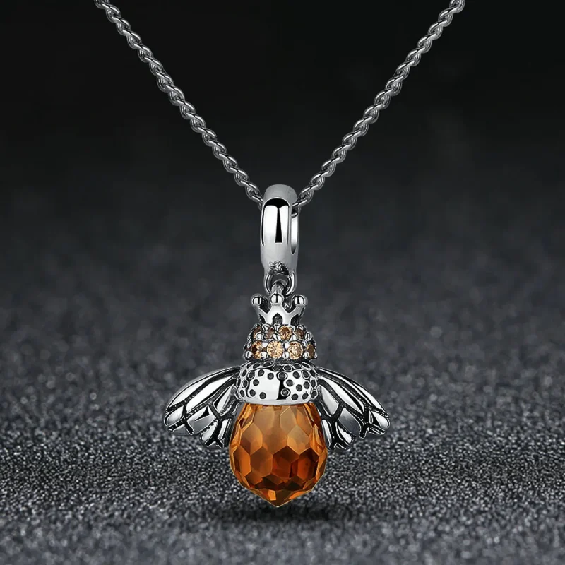 (bilde for) Pandora Style Silver Bee Dangle - SCC035 - Vis 6