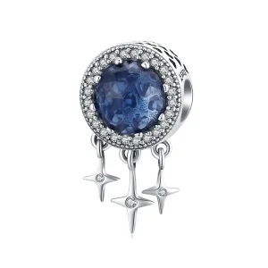 (bilde for) Pandora Style Silver Blue Star Charm - SCC1432