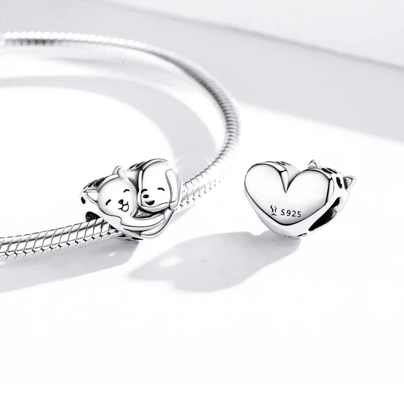 (bilde for) Pandora Style Silver Brother Charm - SCC1856 - Vis 4