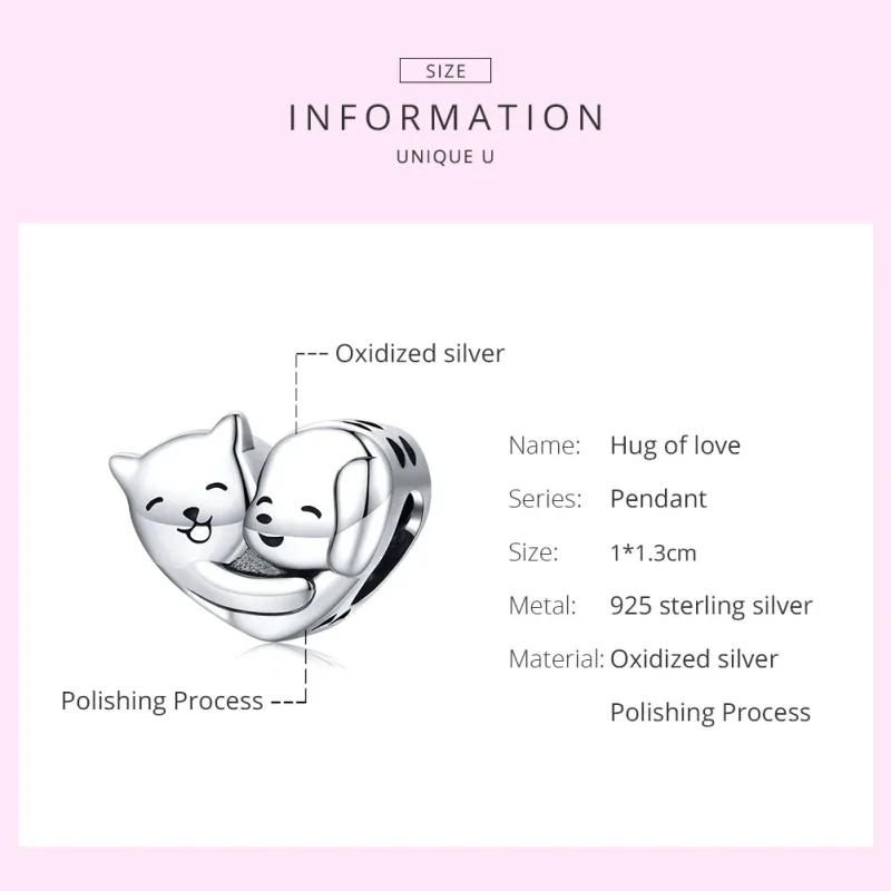 (bilde for) Pandora Style Silver Brother Charm - SCC1856 - Vis 5