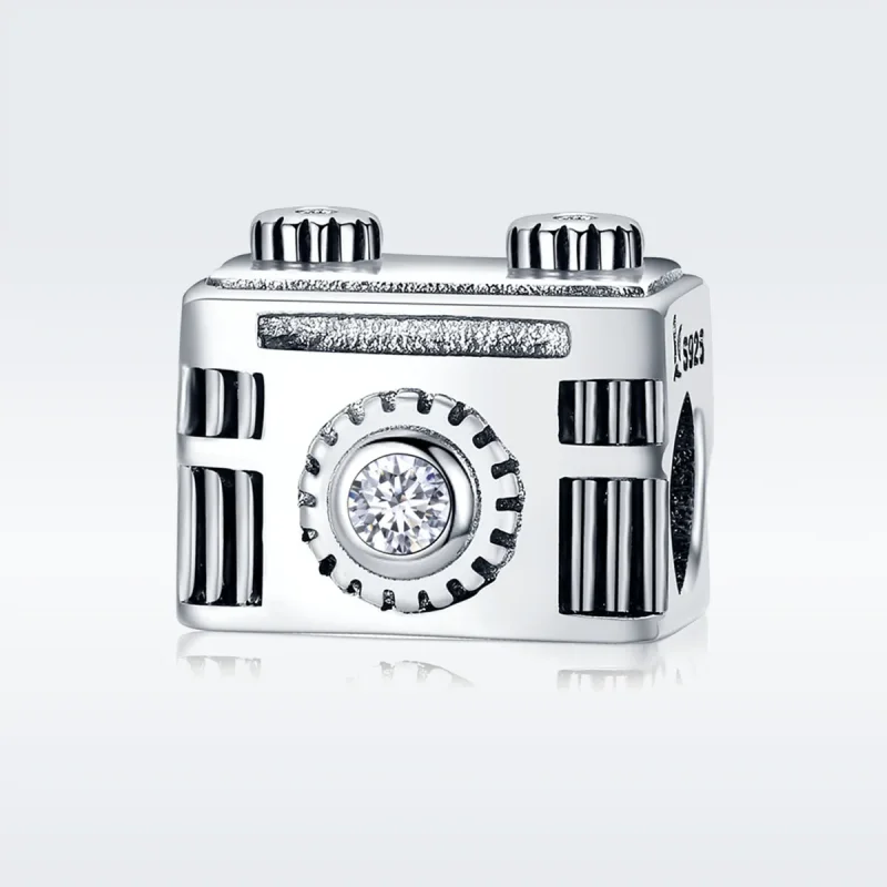 (bilde for) Pandora Style Silver Camera in Memory Charm - SCC516 - Vis 2