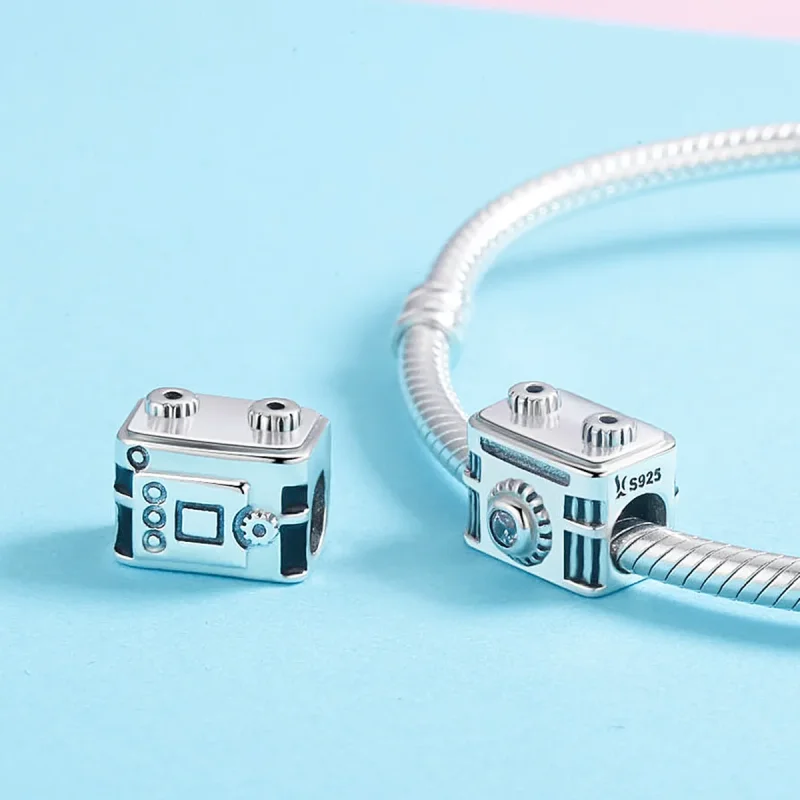 (bilde for) Pandora Style Silver Camera in Memory Charm - SCC516 - Vis 5