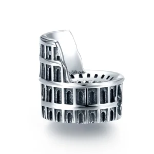 (bilde for) Pandora Style Silver Colosseum Charm - SCC1543