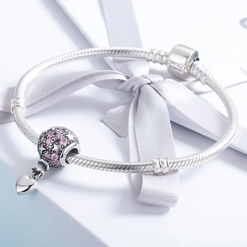 (bilde for) Pandora Style Silver Confession Balloon Charm - SCC517 - Vis 4