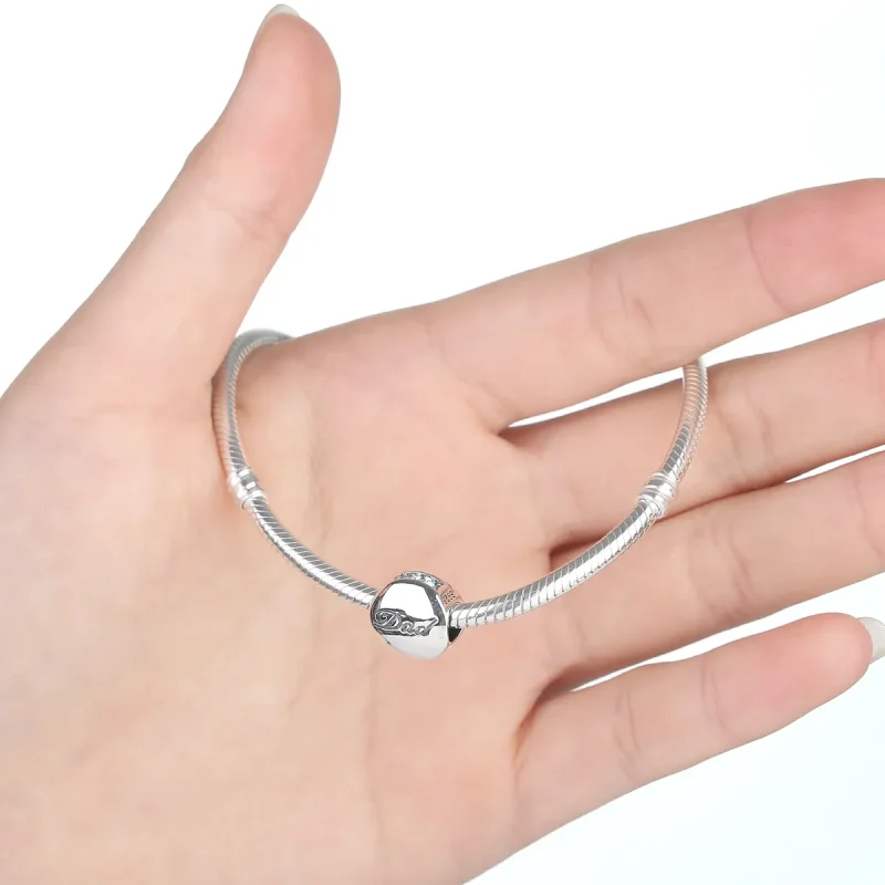 (bilde for) Pandora Style Silver Dad Charm - SCC006 - Vis 2