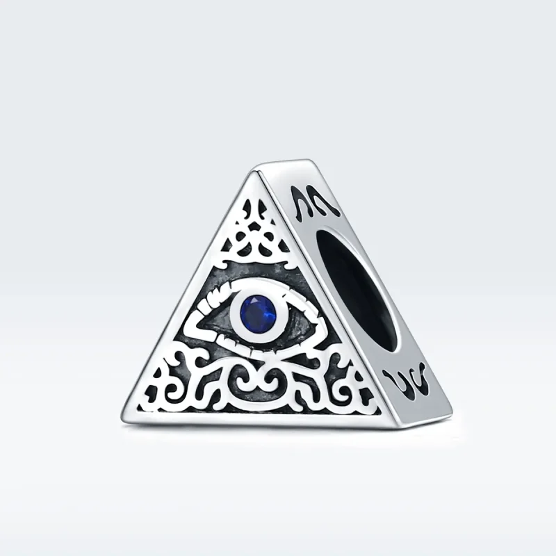 (bilde for) Pandora Style Silver Devil's Eye Charm - SCC1567 - Vis 5