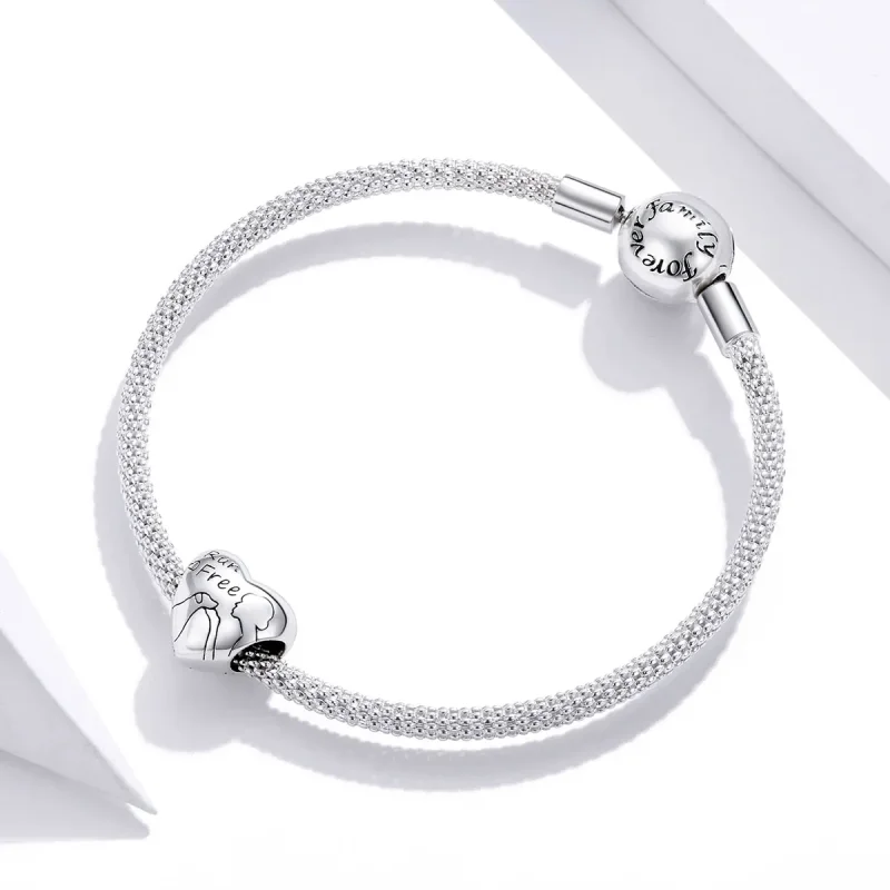 (bilde for) Pandora Style Silver Dog Mom Charm - SCC1679 - Vis 3