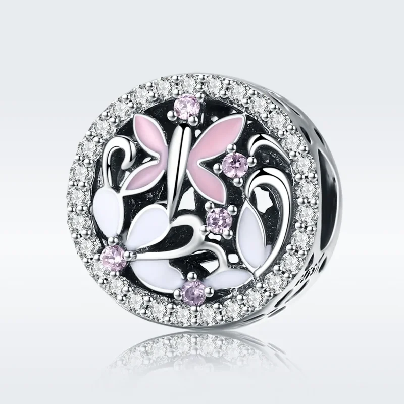 (bilde for) Pandora Style Silver Dragonfly Charm - SCC757 - Vis 3