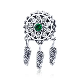 (bilde for) Pandora Style Silver Dreamcatcher Charm - SCC893