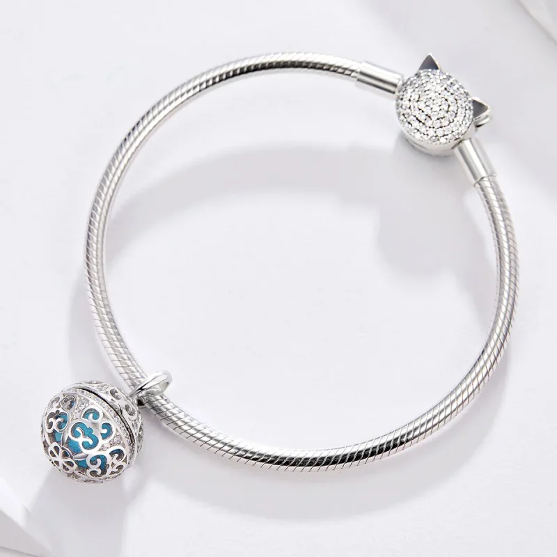 (bilde for) Pandora Style Silver Duftende Ball Charm - SCC1198 - Vis 5