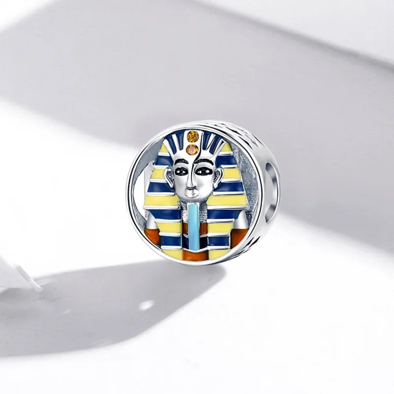 (bilde for) Pandora Style Silver Egypt - Farao Charm - SCC1858 - Vis 2