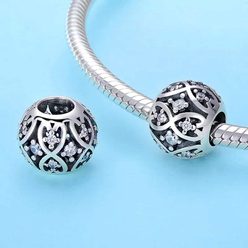(bilde for) Pandora Style Silver Elegance Charm - SCC732 - Vis 2