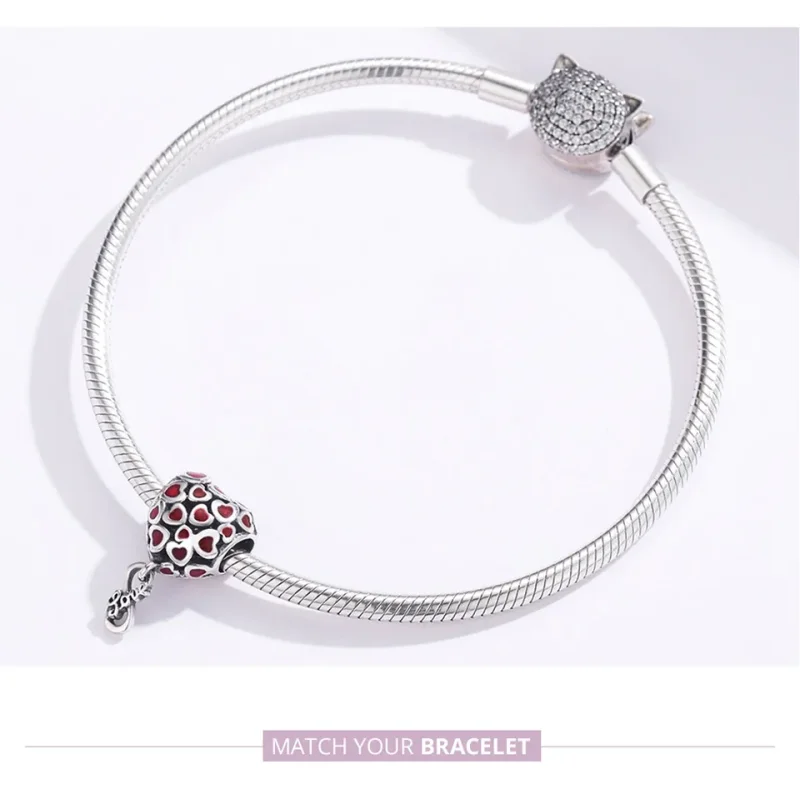 (bilde for) Pandora Style Silver Endlesslovw Dangle Charm - SCC1180 - Vis 4