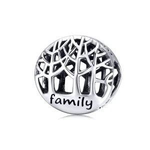 (bilde for) Pandora Style Silver Family Forest Charm - SCC1144