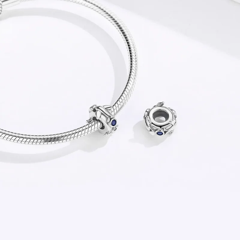 (bilde for) Pandora Style Silver Faraway Spacer - SCC1235 - Vis 4