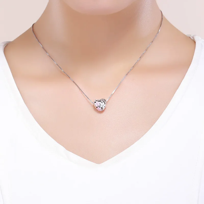 (bilde for) Pandora Style Silver Flower Blessing Charm - SCC761 - Vis 5