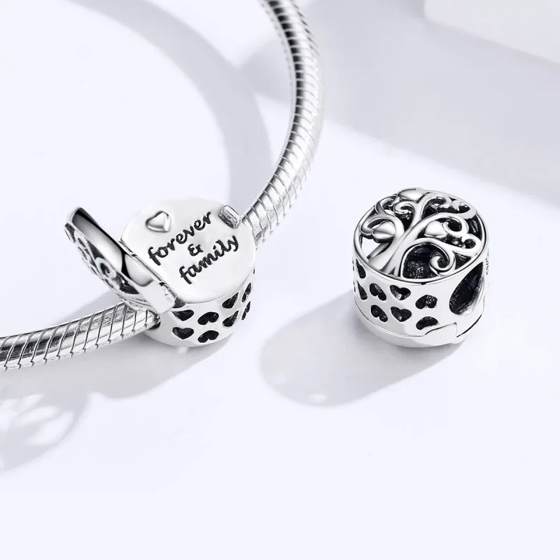 (bilde for) Pandora Style Silver Forever & Family Charm - SCC1259 - Vis 4