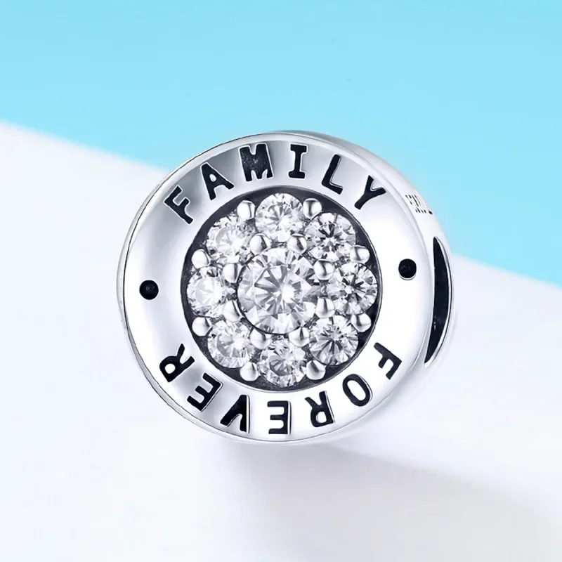 (bilde for) Pandora Style Silver Forever Home Charm - SCC814 - Vis 2