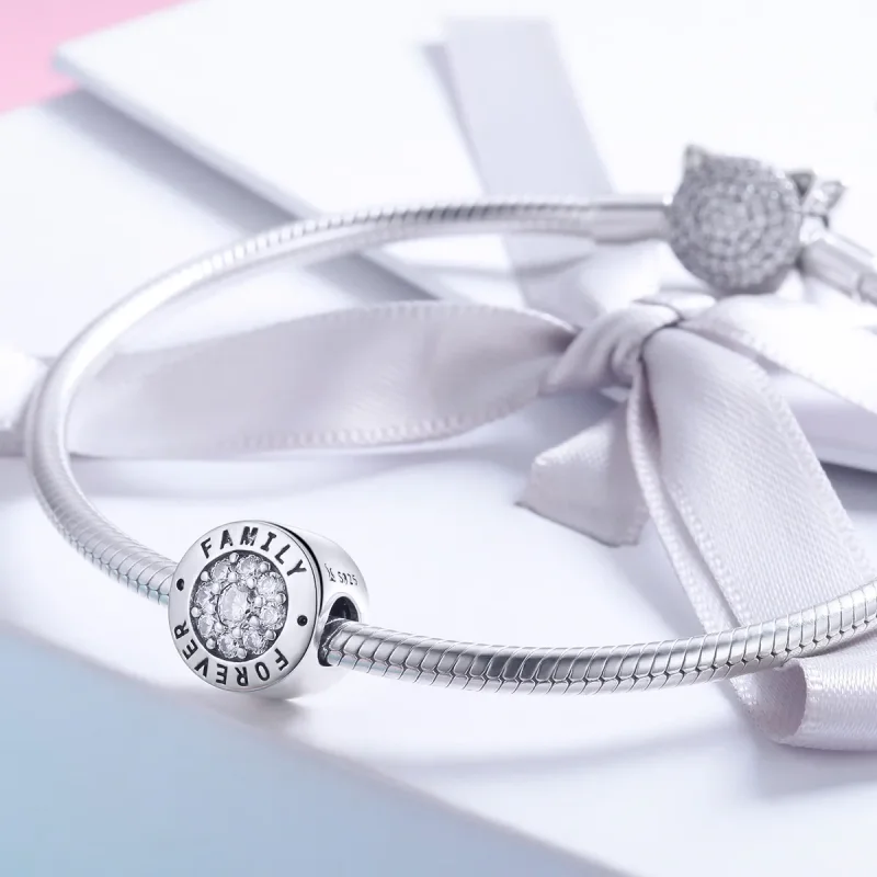 (bilde for) Pandora Style Silver Forever Home Charm - SCC814 - Vis 4