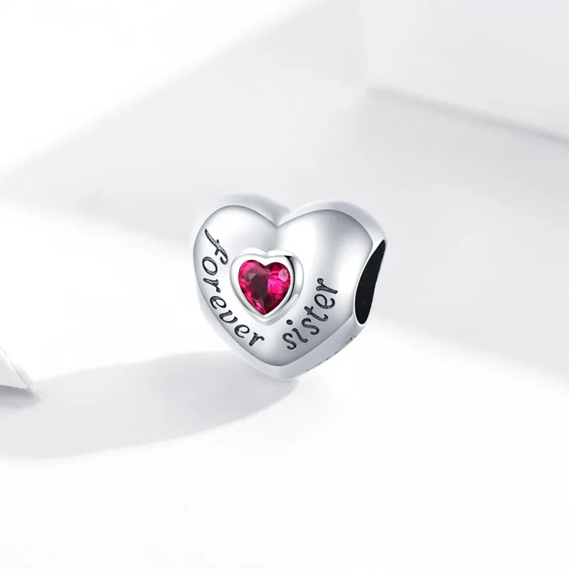 (bilde for) Pandora Style Silver Forever Love Charm - SCC1835 - Vis 2