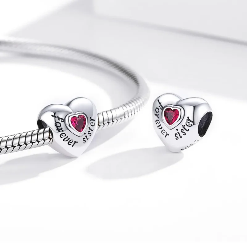 (bilde for) Pandora Style Silver Forever Love Charm - SCC1835 - Vis 4