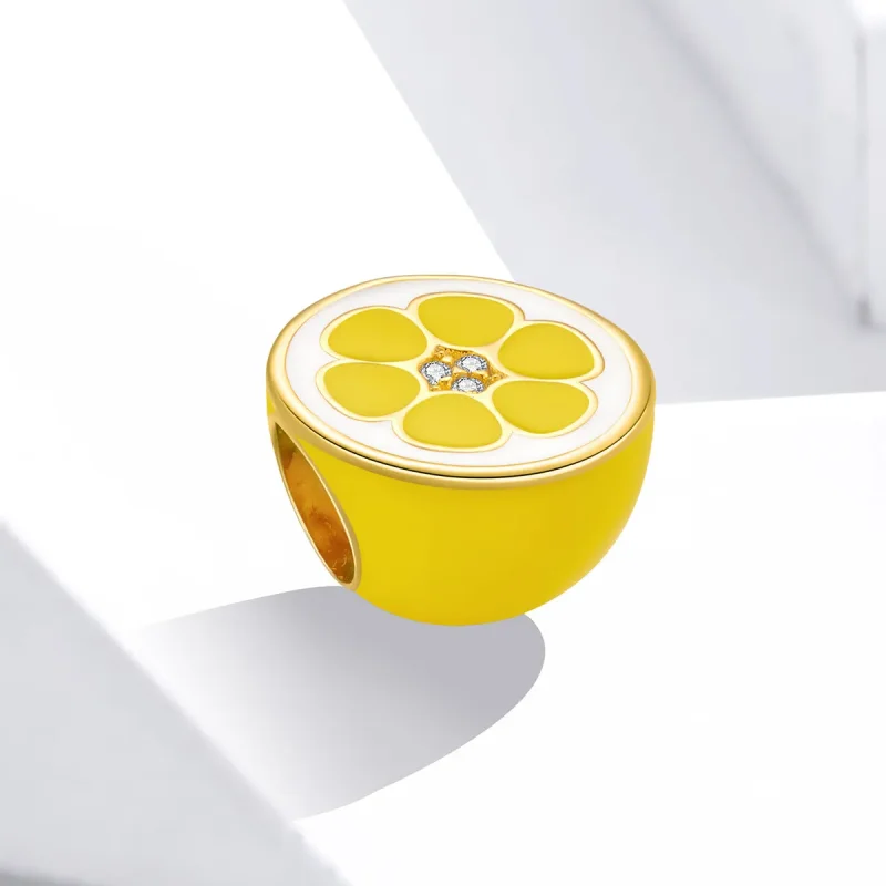 (bilde for) Pandora Style Silver Fresh Lemon Charm - SCC1590 - Vis 2