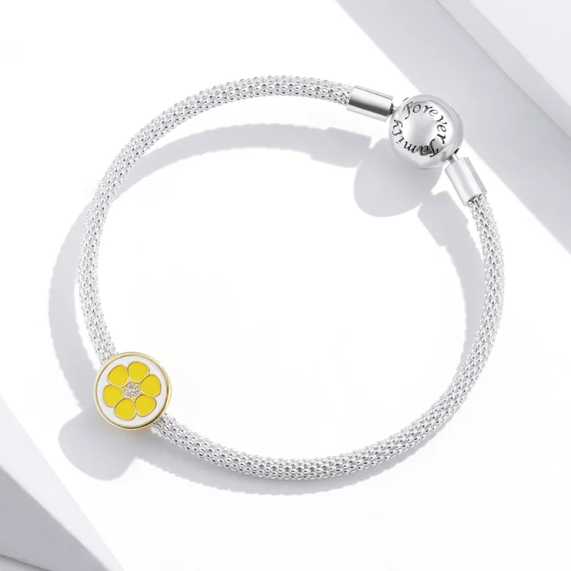 (bilde for) Pandora Style Silver Fresh Lemon Charm - SCC1590 - Vis 4
