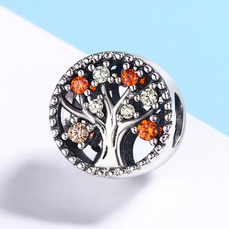 (bilde for) Pandora Style Silver Fruit of Autumn Charm - SCC219 - Vis 3