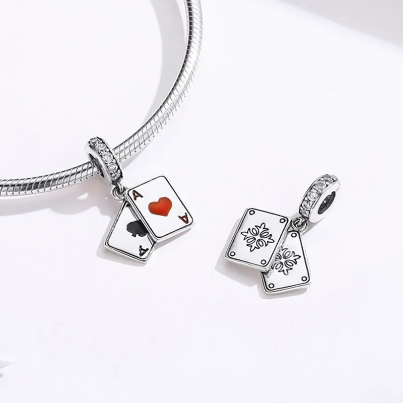 (bilde for) Pandora Style Silver Game Time Dangle - SCC1172 - Vis 4